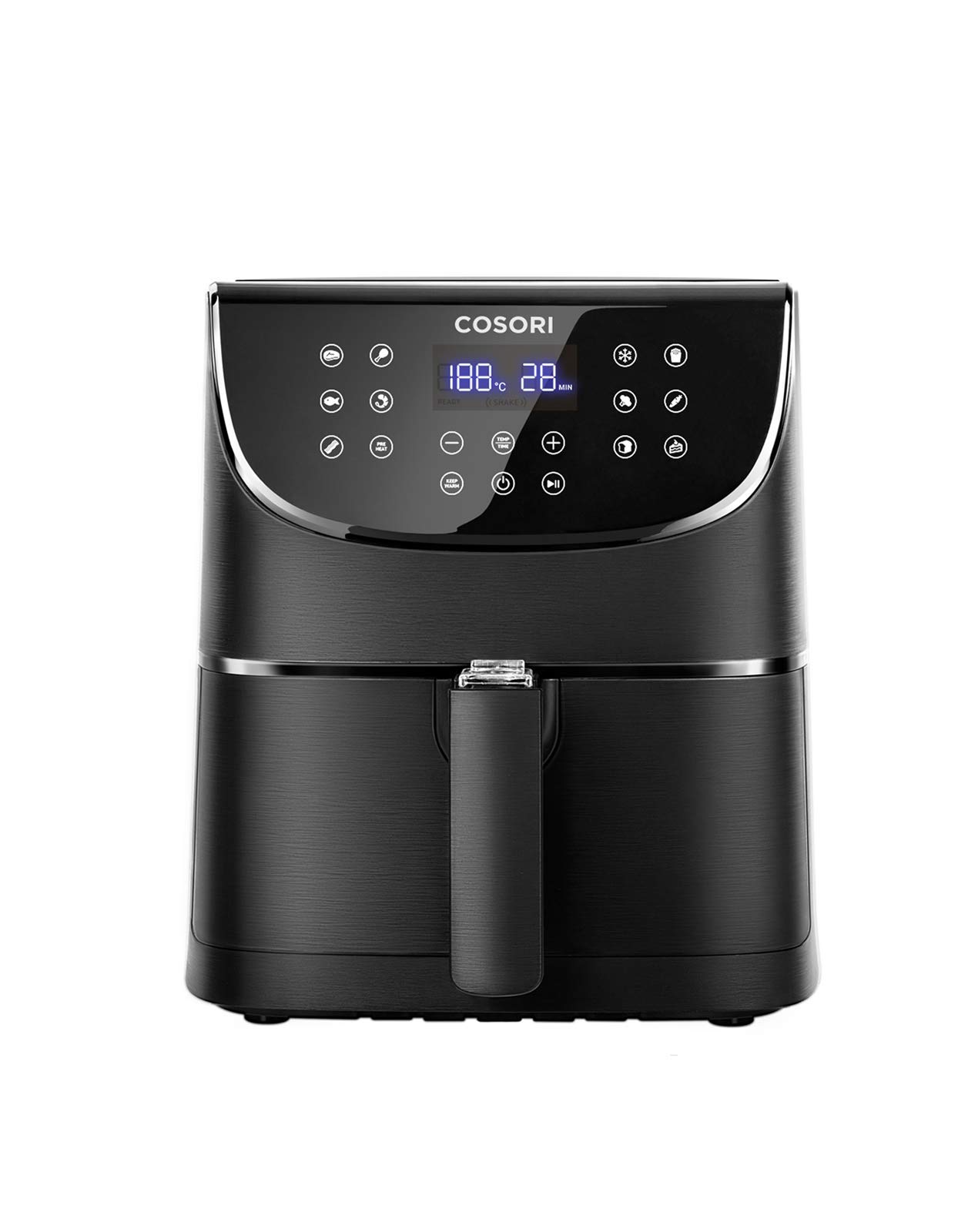 COSORI ノンフライヤー 3.5L 1-4人適用 エアフライヤー 電気 過熱保護 13種プリセット 日本語レシピ付き PSE認証済 ブラック [メーカー保証2年] CP137-AF